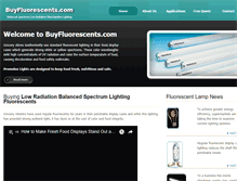 Tablet Screenshot of buyfluorescents.com